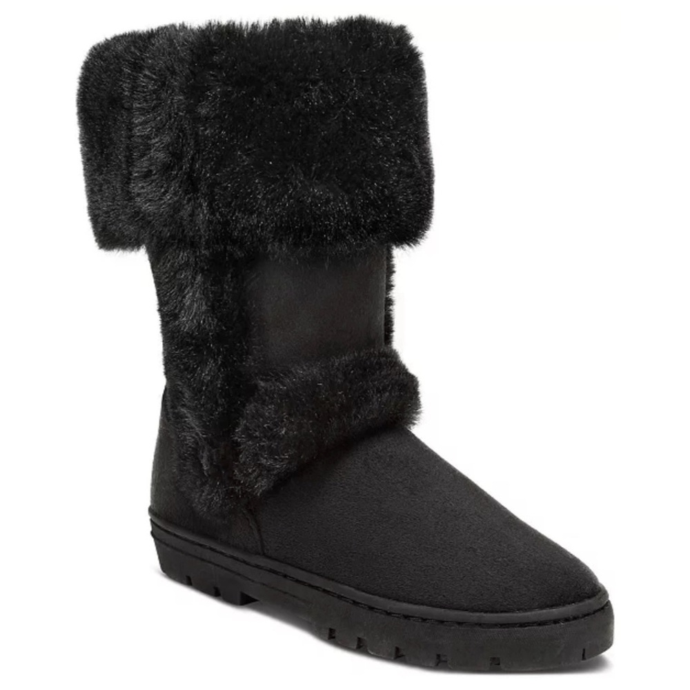 Style & Co • 7 • Witty Winter Faux Fur Boot Black - Picture 2 of 4